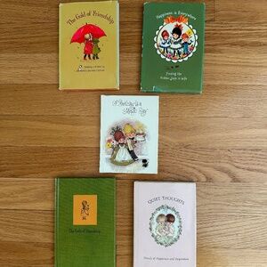 Vintage Hallmark Gift Books 5 Total 1970s Small Books